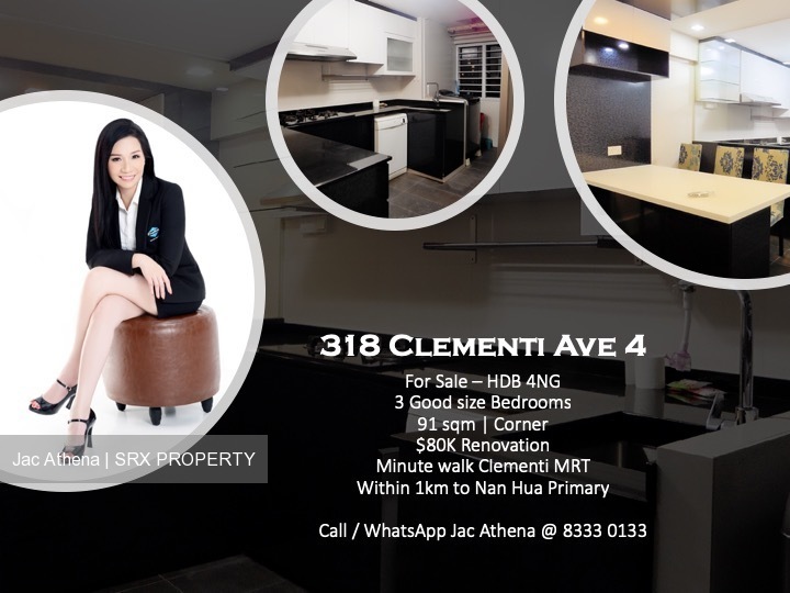 Blk 318 Clementi Avenue 4 (Clementi), HDB 4 Rooms #186330382
